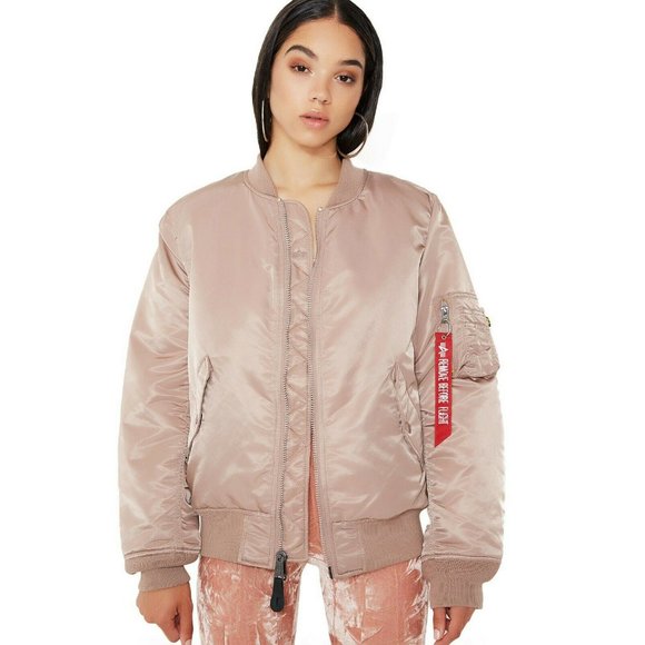 ALPHA INDUSTRIES MA-1 Reversible Bomber Jacket - Picture 2 of 9